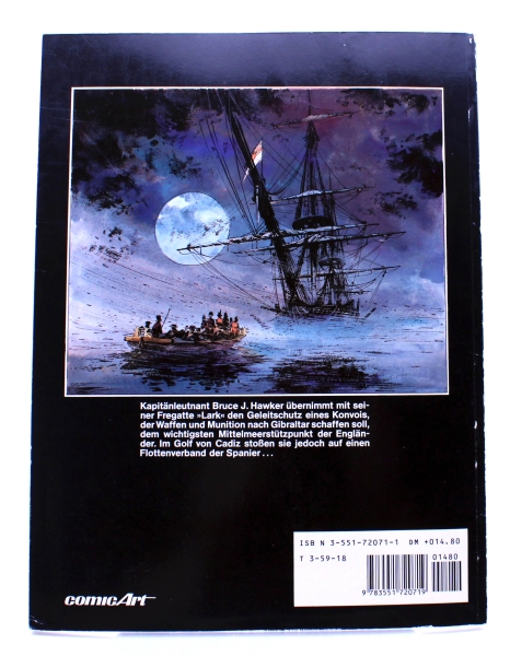 Bruce J. Hawker Comic Album Nr. 1: Heisse Fracht für Gibraltar von ComicArt